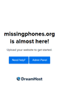 Mobile Screenshot of missingphones.org
